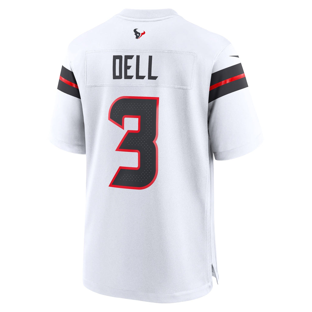 Houston Texans Tank Dell White Game Jersey