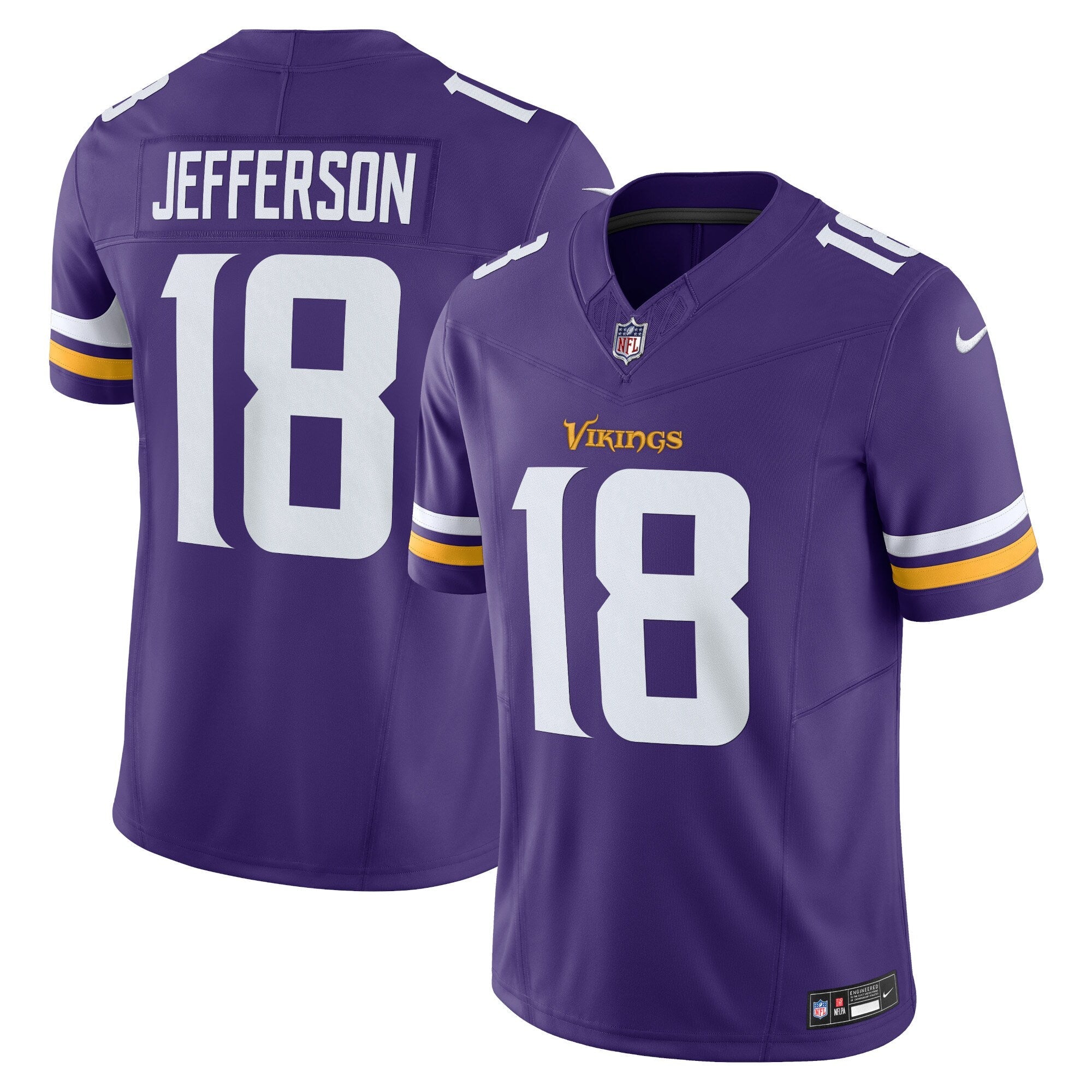 Minnesota Vikings Justin Jefferson Purple Vapor F.U.S.E. Limited Jersey
