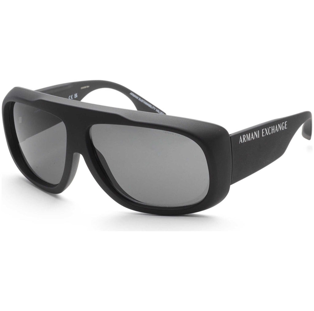 Armani Exchange Men's 67 mm Black Sunglasses