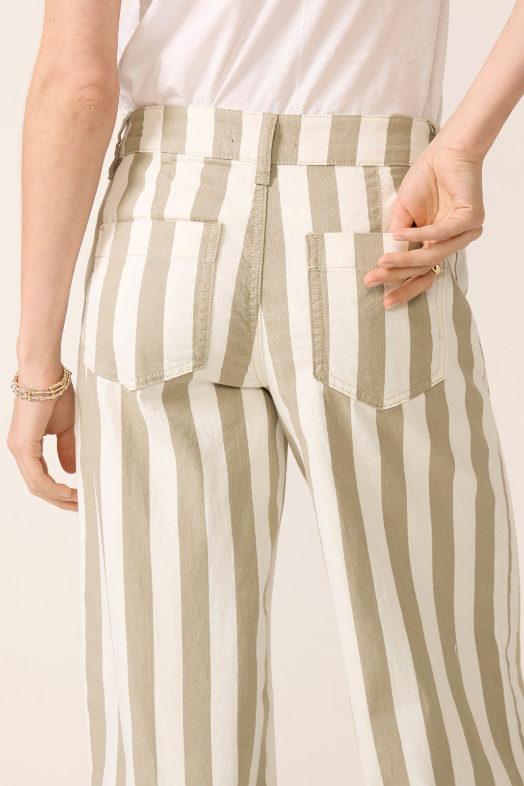 Women's Maker Wide Leg Stripe Pants