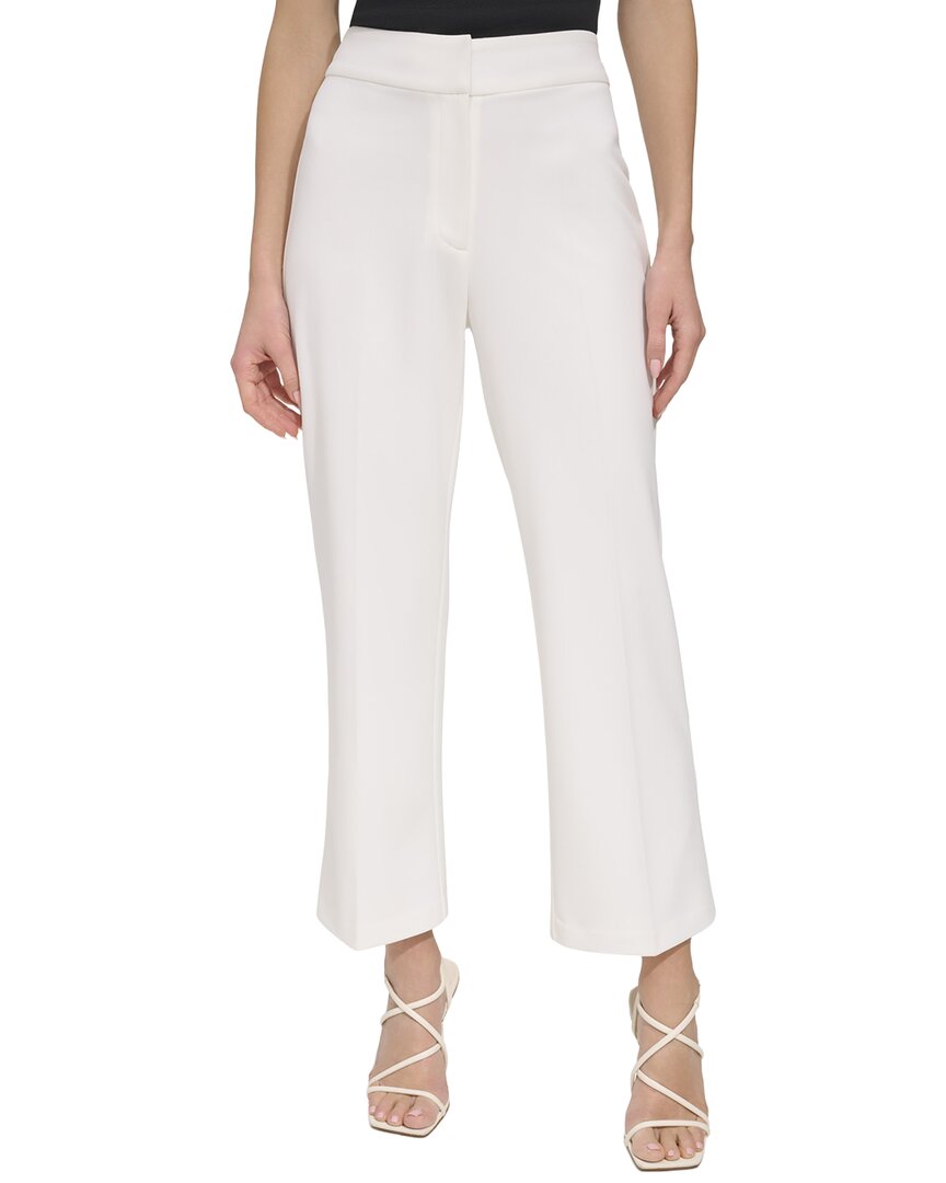 DKNY Crop High Rise Wide Leg Pant