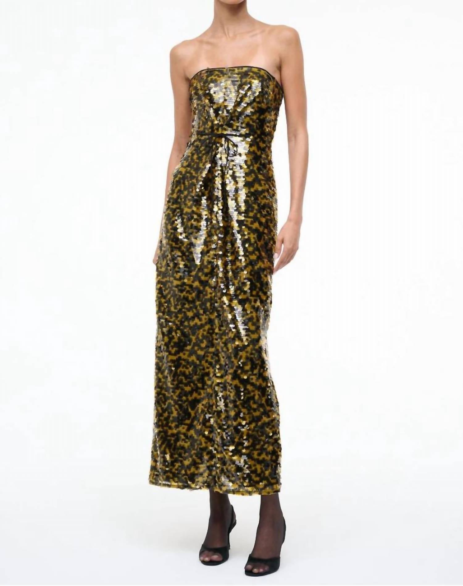 Cece Dress In Tumeric