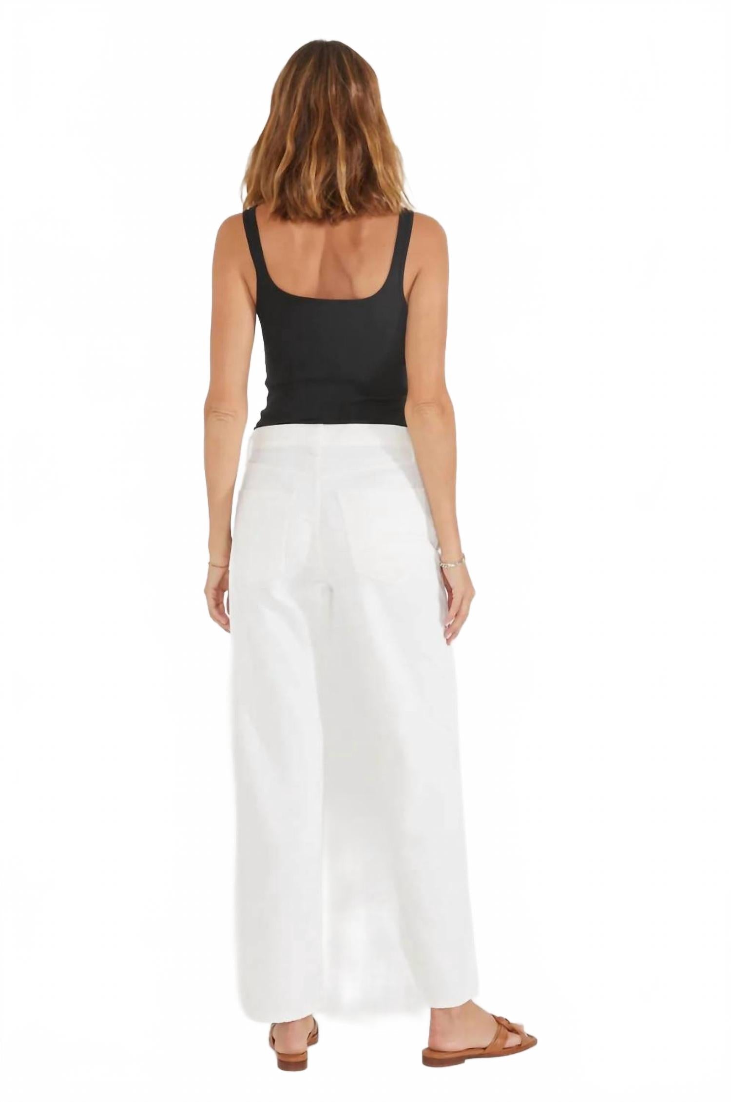 Tyler Straight Leg Jeans In White