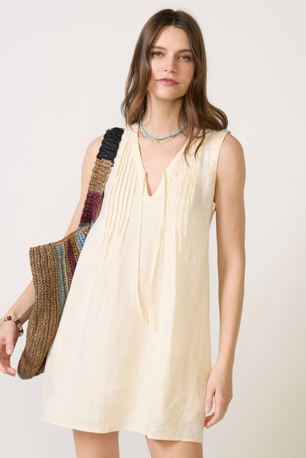 Women's Stella Linen Mini Dress