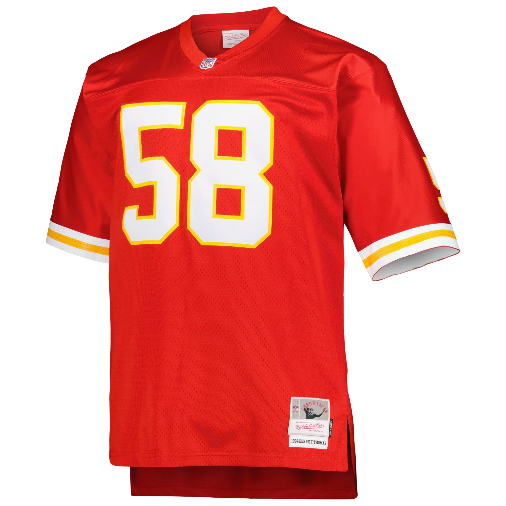 Kansas City Chiefs Derrick Thomas Mitchell & Ness Red Big & Tall 1994 Retired Player Replica Jersey