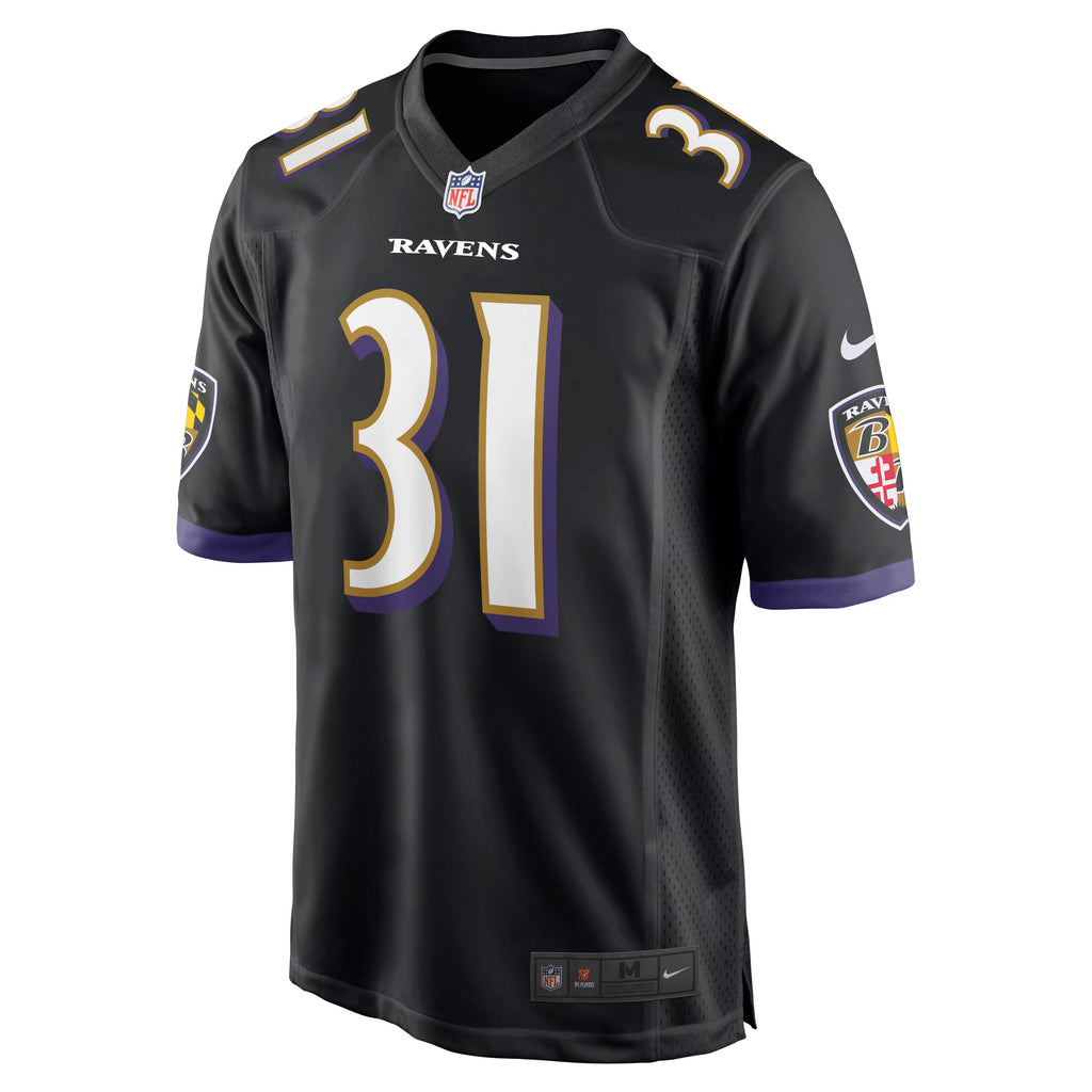Baltimore Ravens Jamal Lewis Black Retired Player Alternate Game Jersey