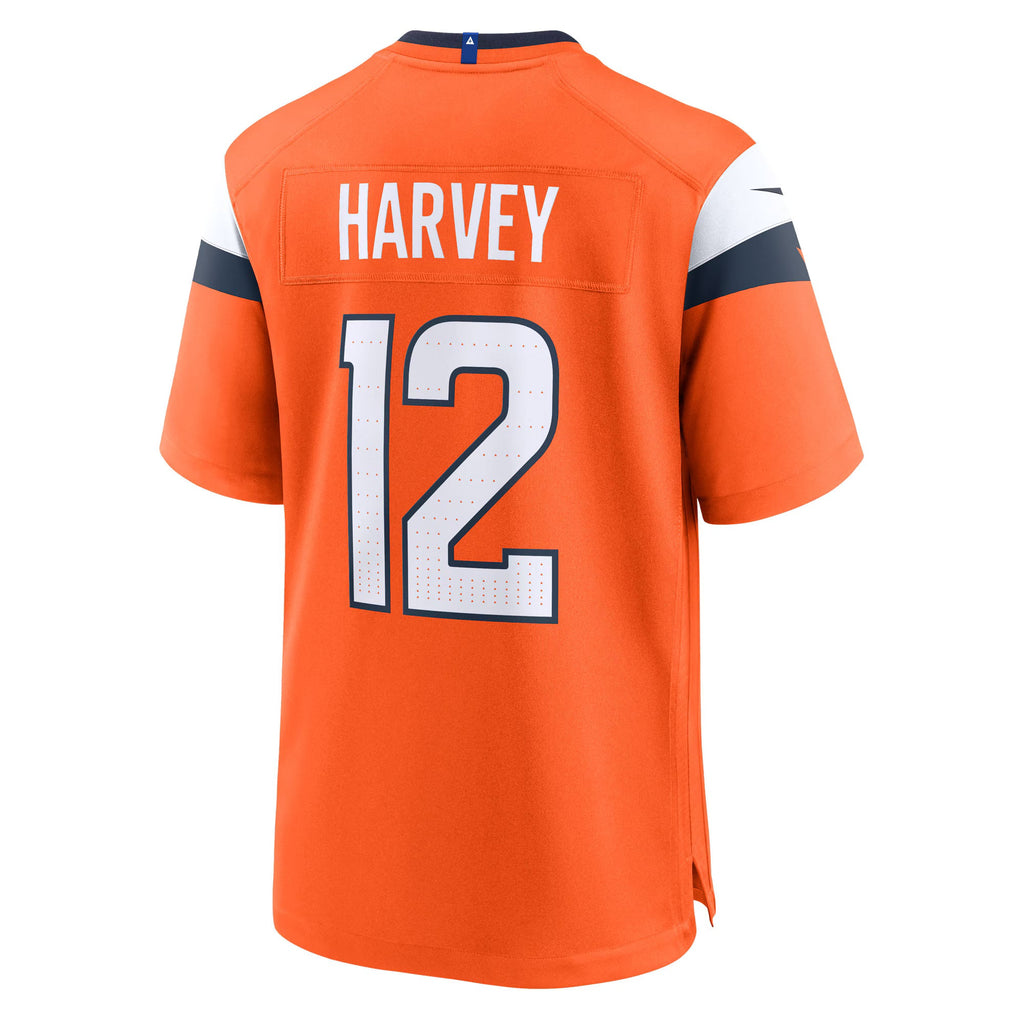 Denver Broncos RJ Harvey Orange Team Game Jersey