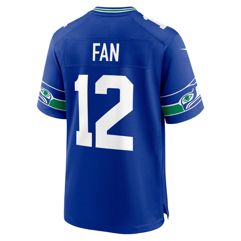 Seattle Seahawks 12s Royal Alternate 50th Season Game Jersey