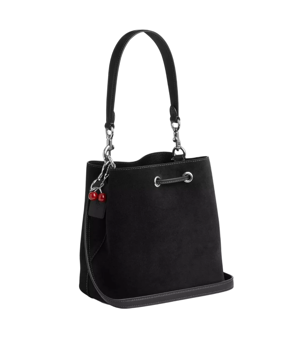 NWT Coach Rowan Bucket Bag With Cherry Charm