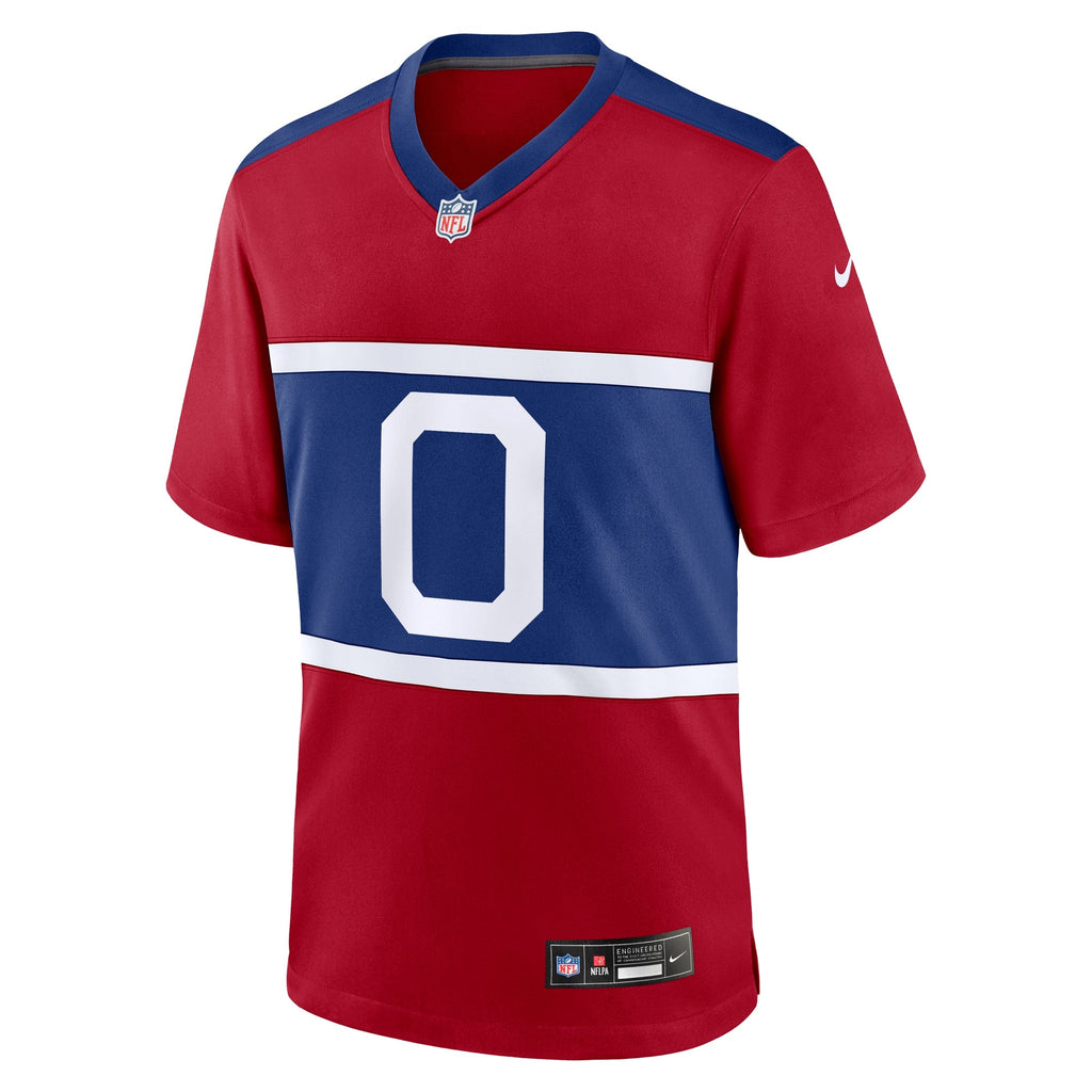 New York Giants Brian Burns Century Red Alternate Game Jersey
