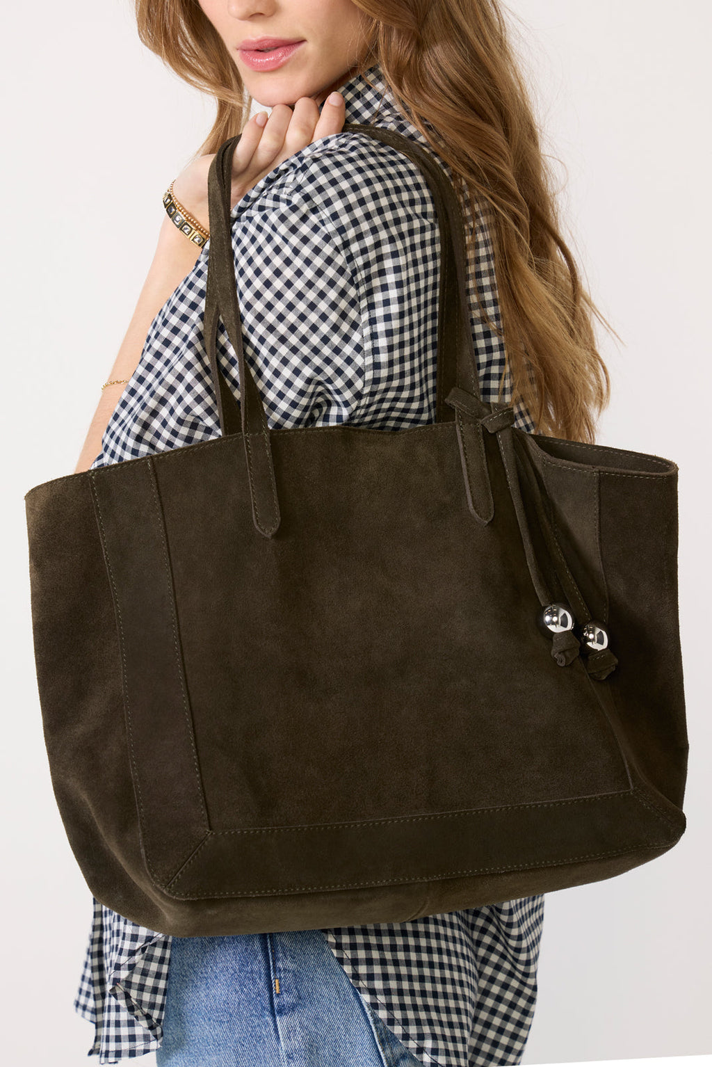 Women's Cohen Suede Tote Bag