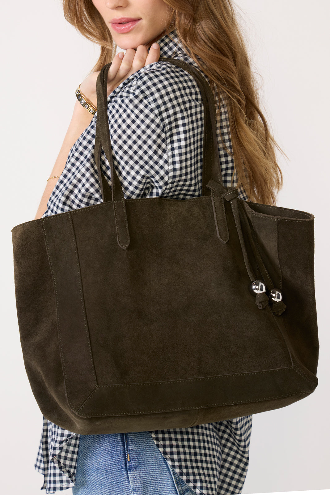 Women's Cohen Suede Tote Bag