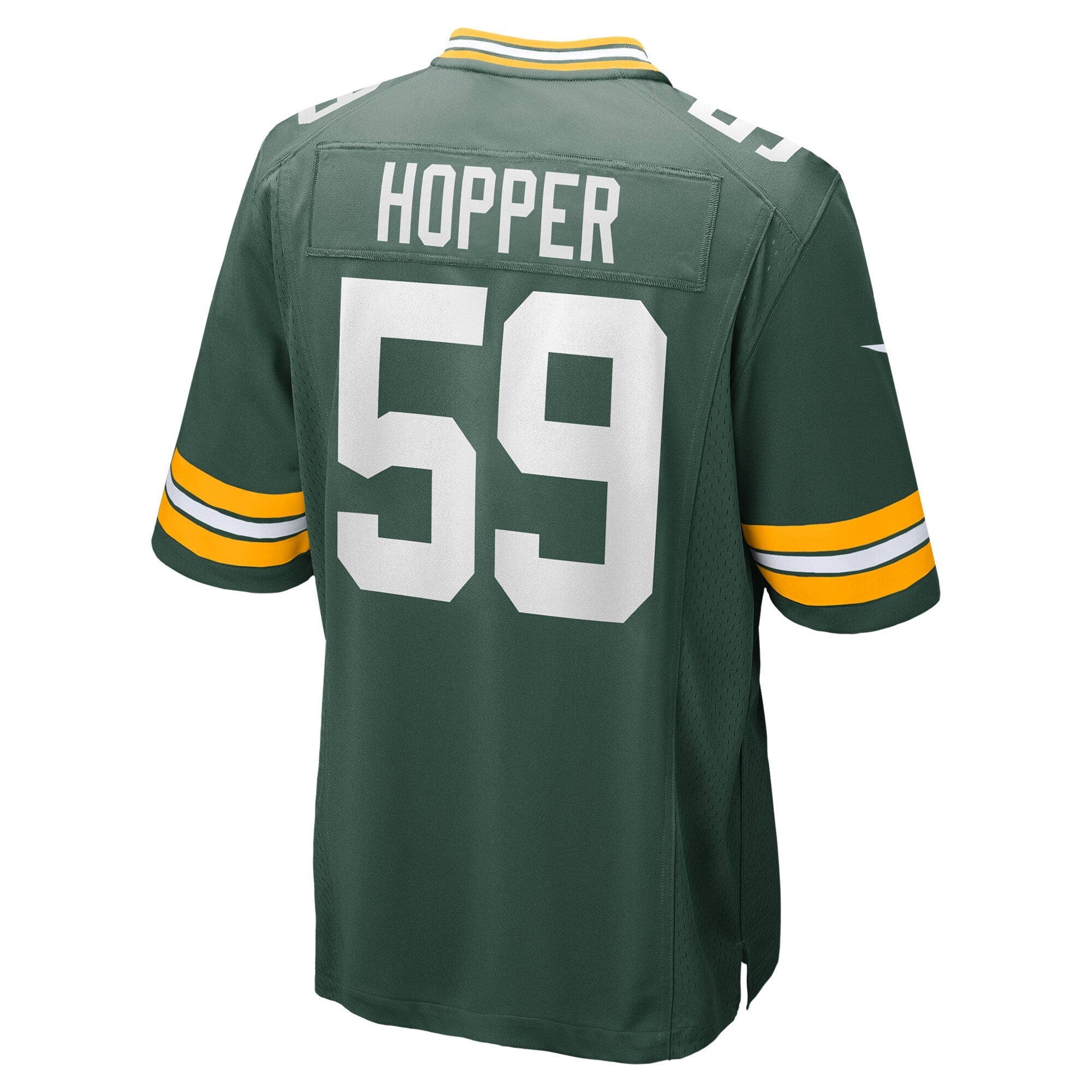 Green Bay Packers Ty'Ron Hopper Green Game Jersey