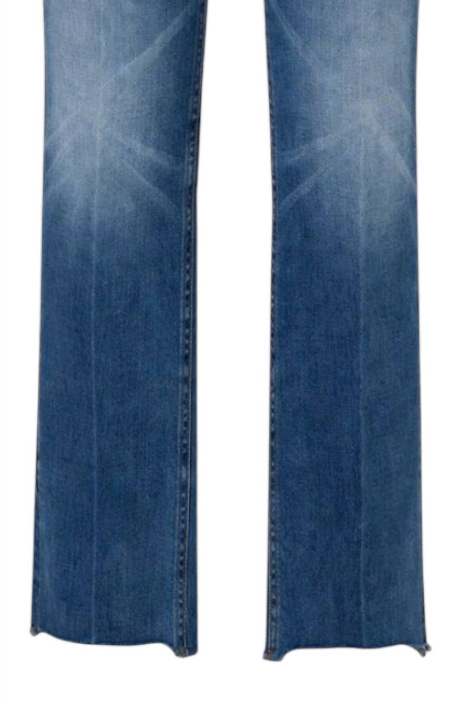 Women's Rachael High Rise Fab Ab Mom Raw Hem Jeans In Perfect