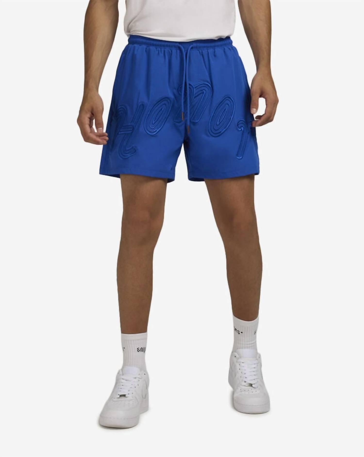 Men's Trunk Shorts In Blue