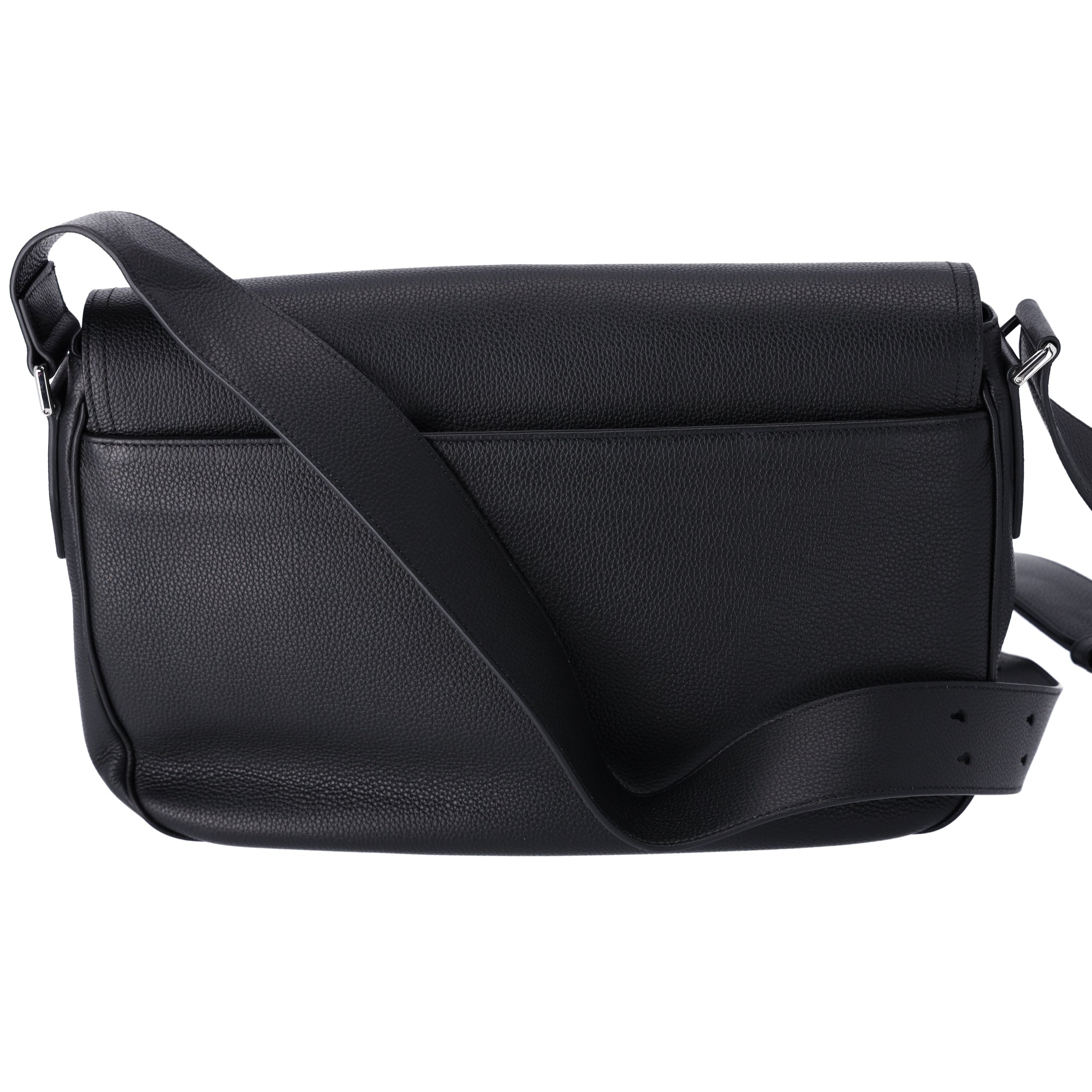 Christian Dior Saddle Messenger Bag Shoulder Bag 1ADME130YMJ Black Leather
