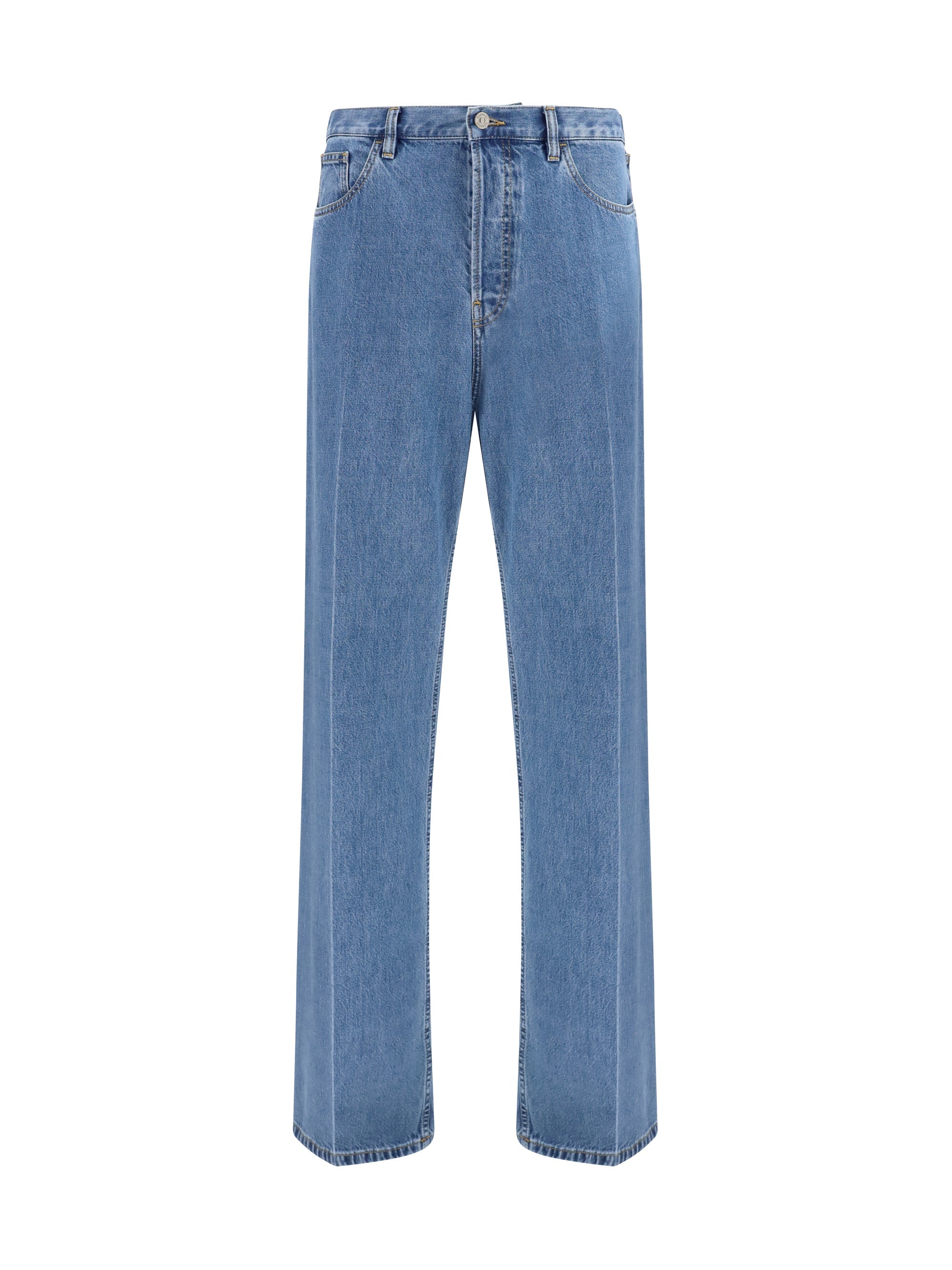 Valentino Men Straight-Leg Denim Jeans
