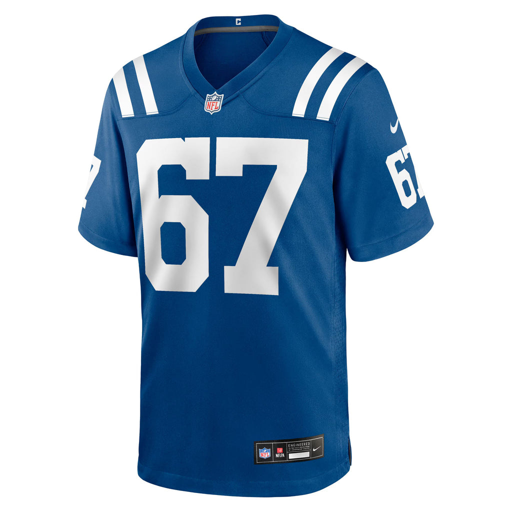 Indianapolis Colts Luke Tenuta Royal Team Game Jersey