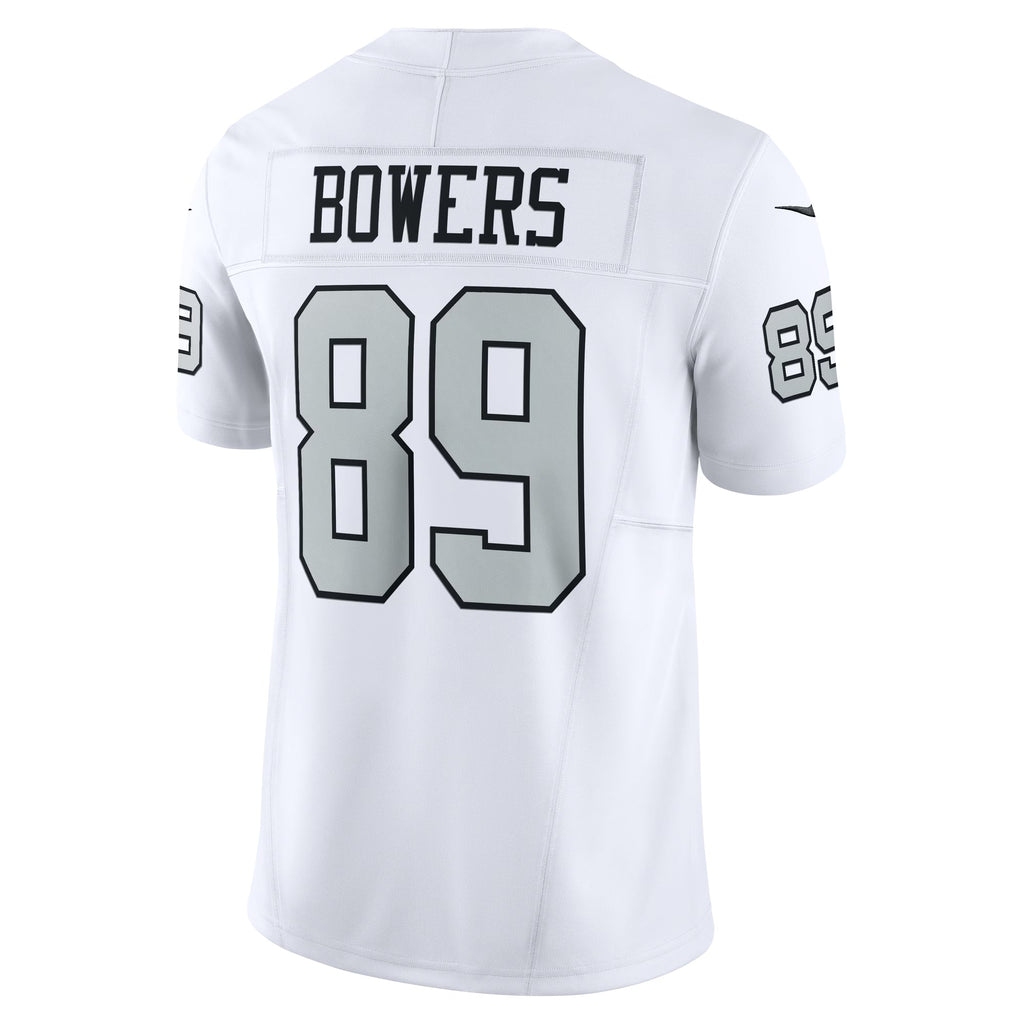 Las Vegas Raiders Brock Bowers White Alternate Vapor F.U.S.E. Limited Jersey