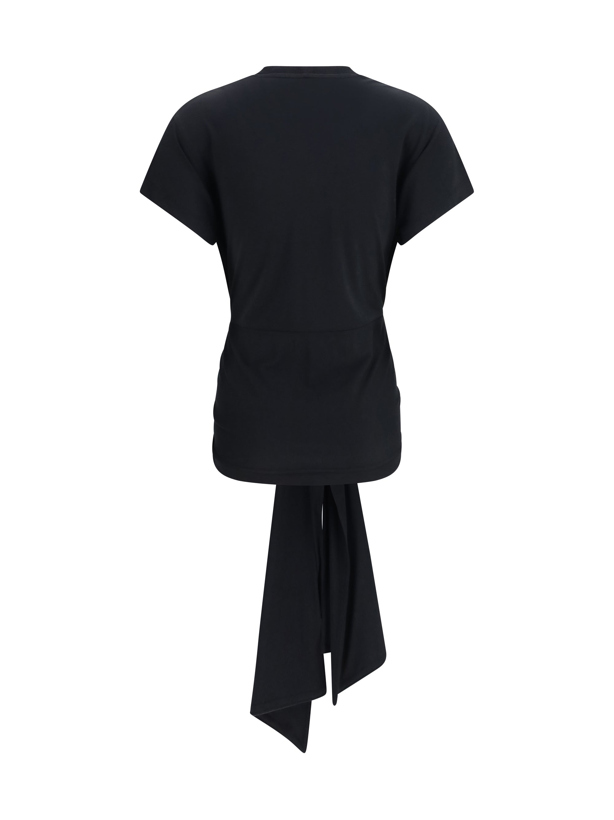 Toteme Women Draped-Waist Jersey T-Shirt