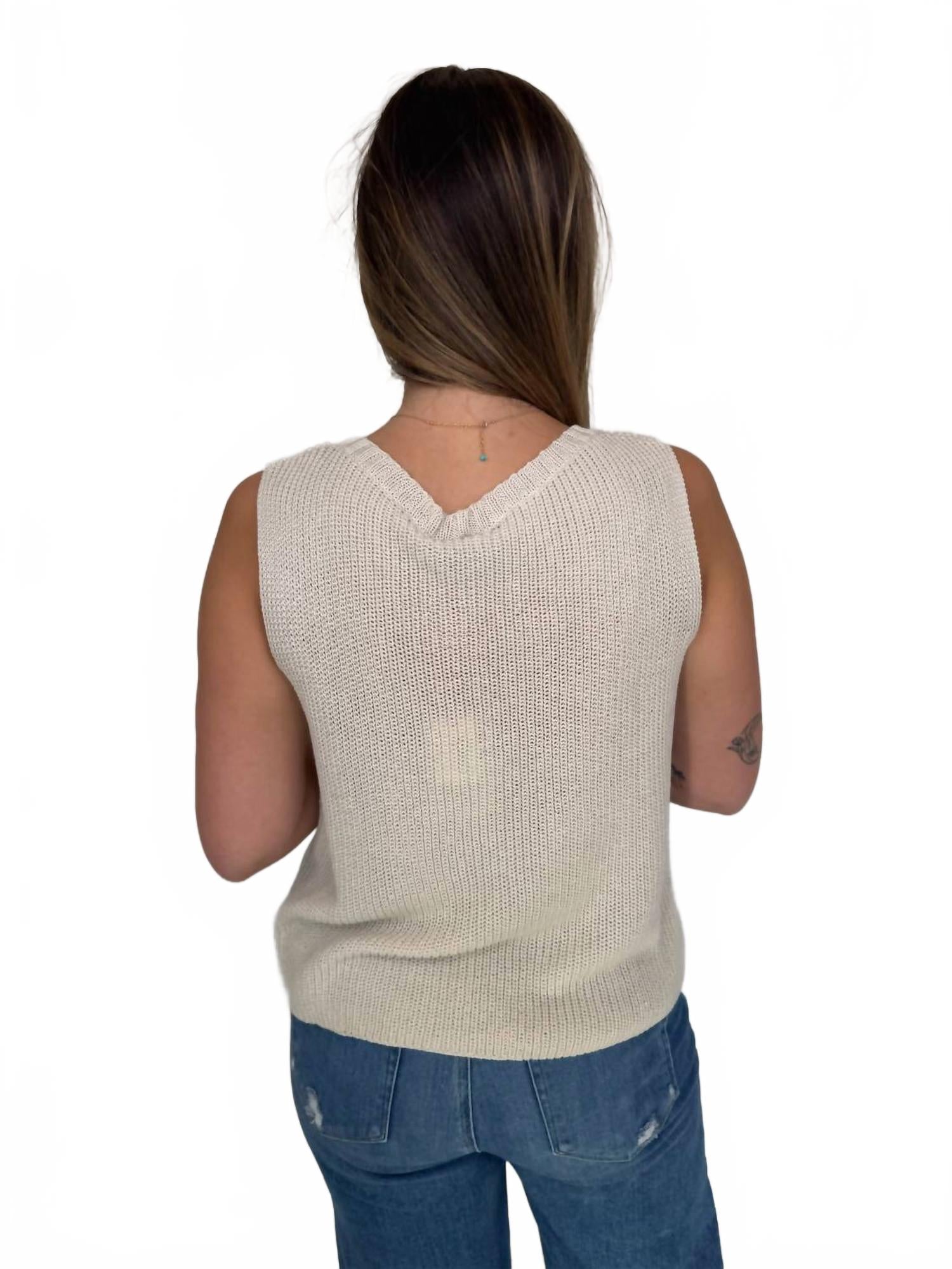 Willa Shell Mercer Top In Half Moon