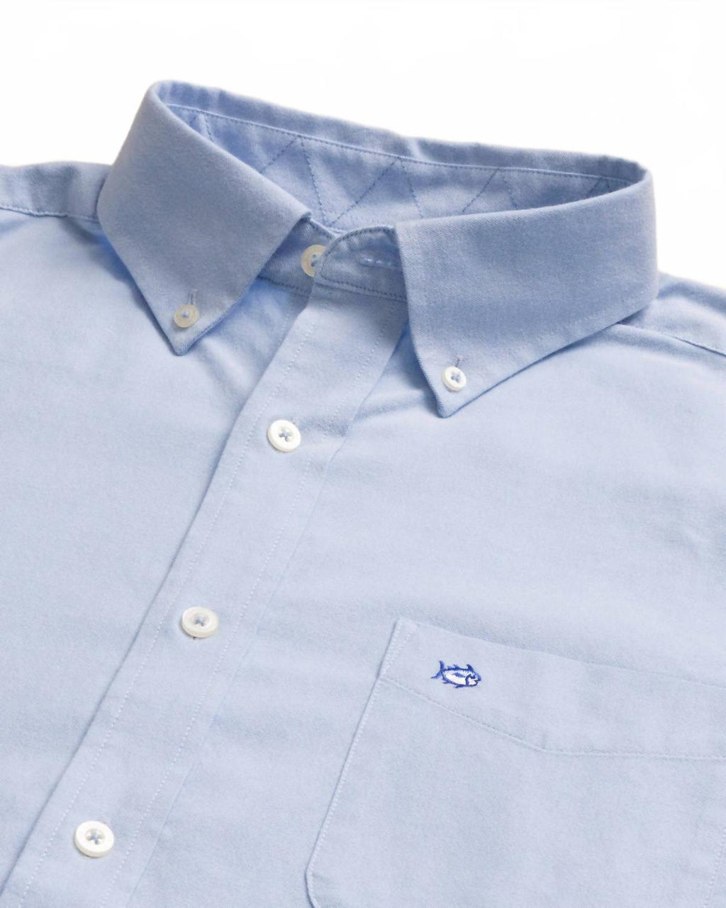 Men's Charleston Oxford Solid Sport Shirt In Ocean Channel