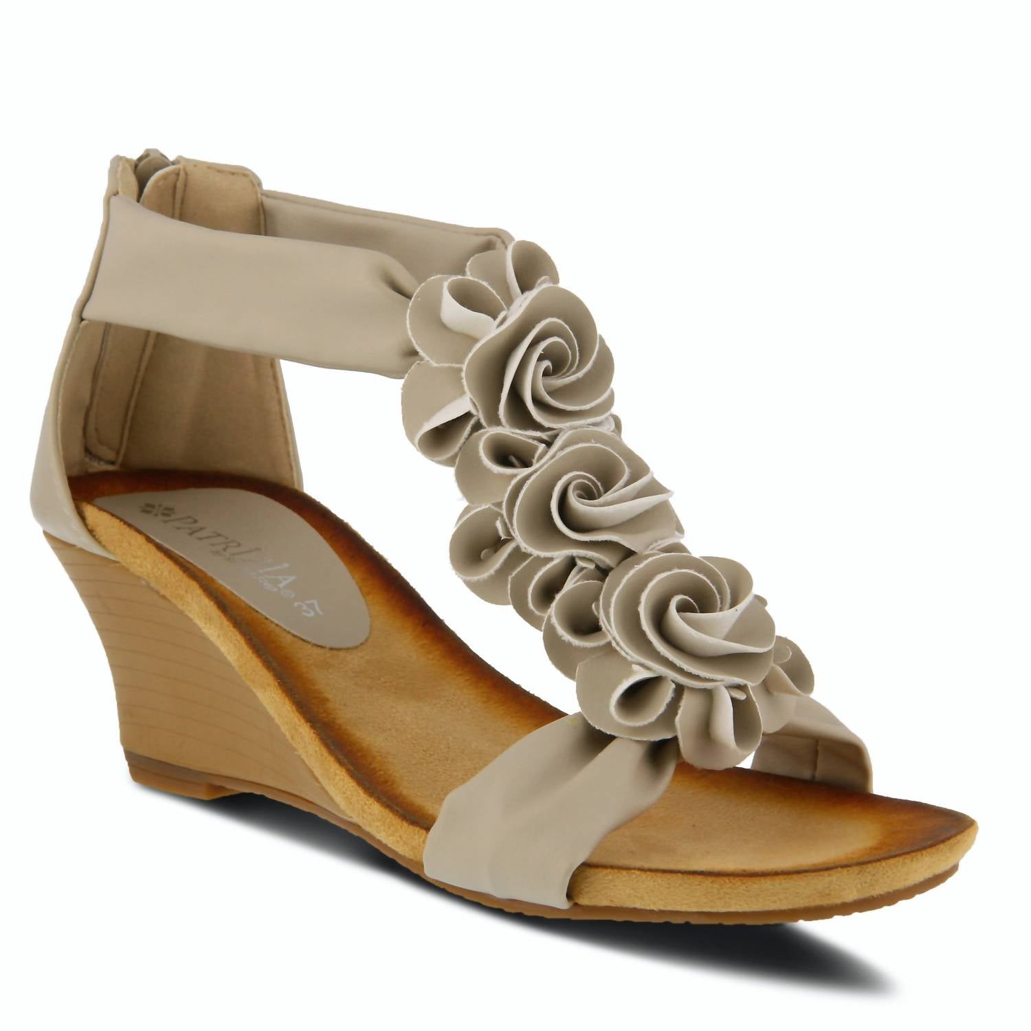 Women's Harlequin Wedge Sandal In Beige