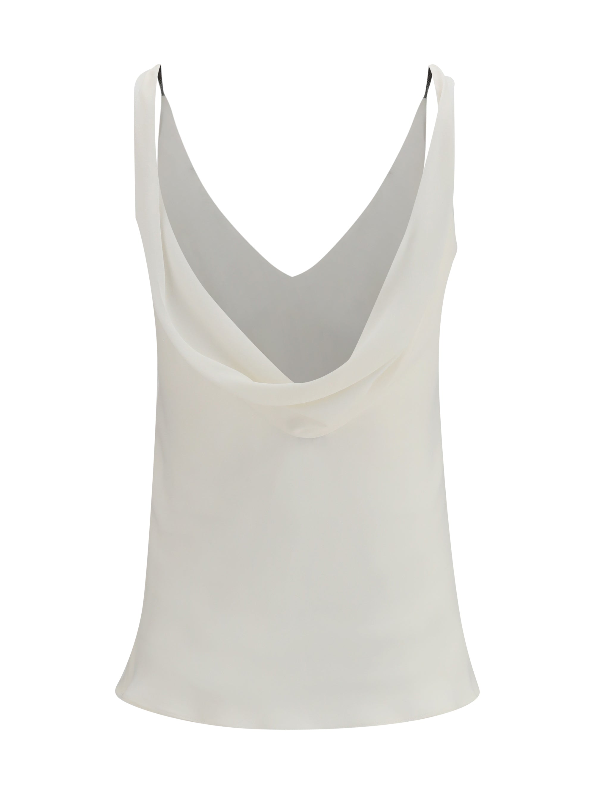 Brunello Cucinelli Women Silk Crêpe Sablé Top