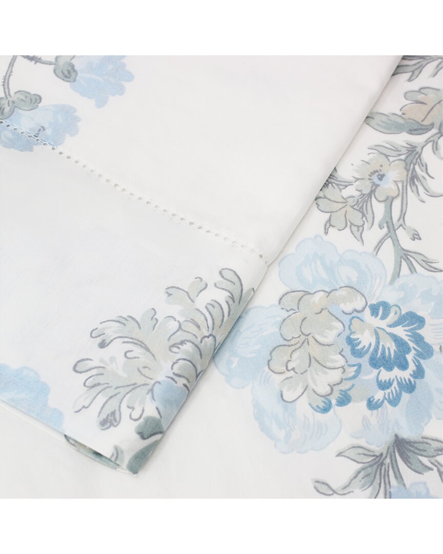 Melange Home Set of Two 200 Thread Count Cotton Percale Jardin De Rose