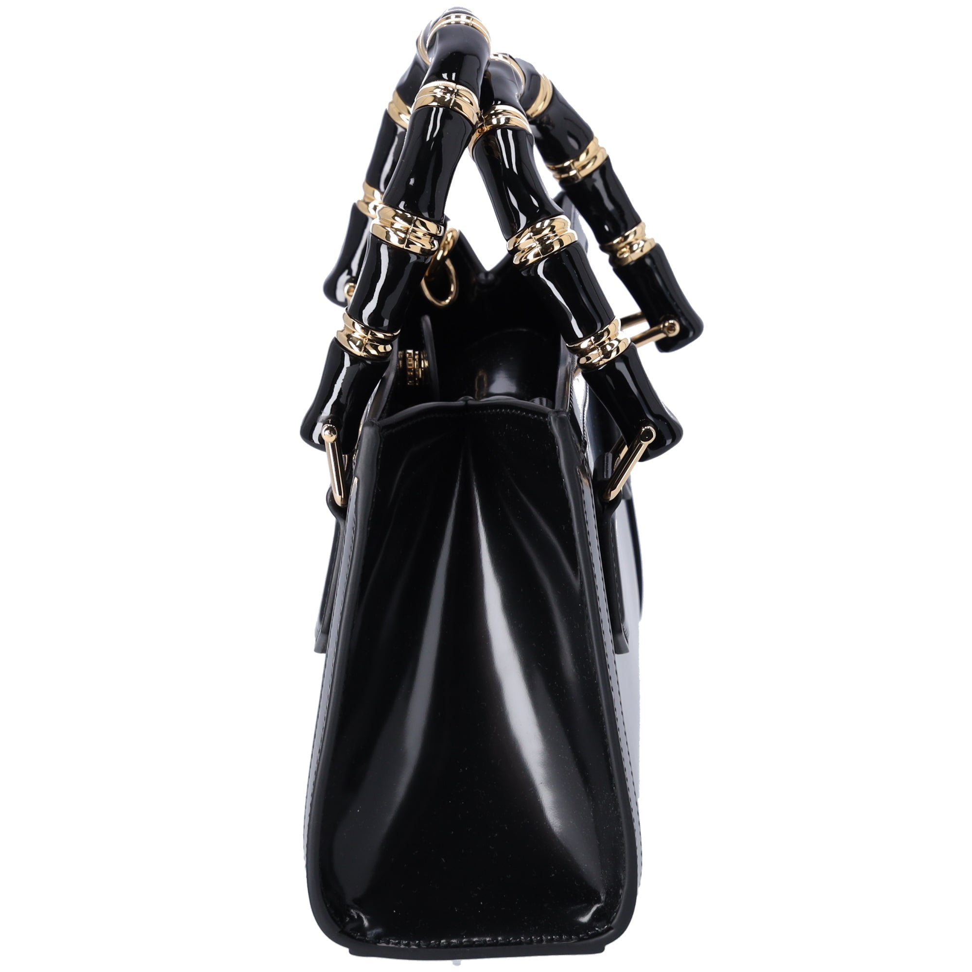 GUCCI Diana Mini Tote Crossbody Bag 832936 Black Leather