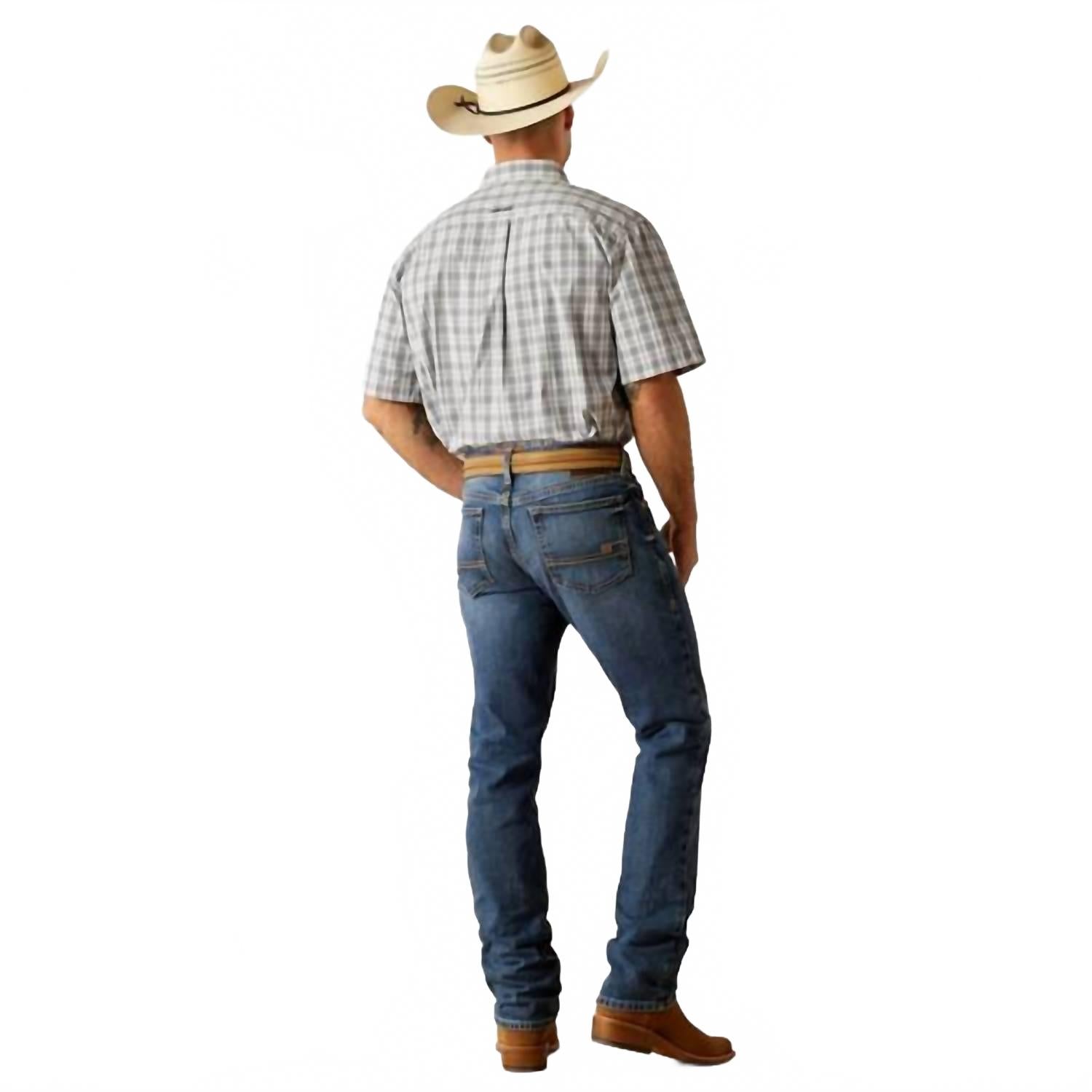 Men's Pete Livermore Straight Leg Jean In Vintage Blue