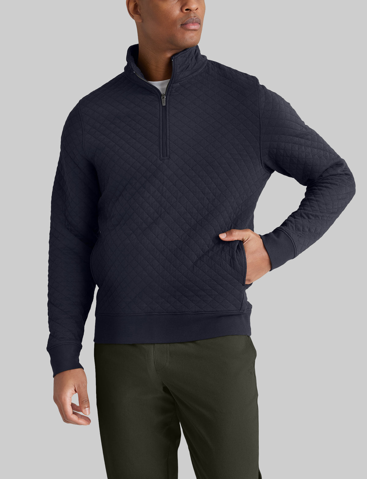 Men's Quilted Quarter Zip