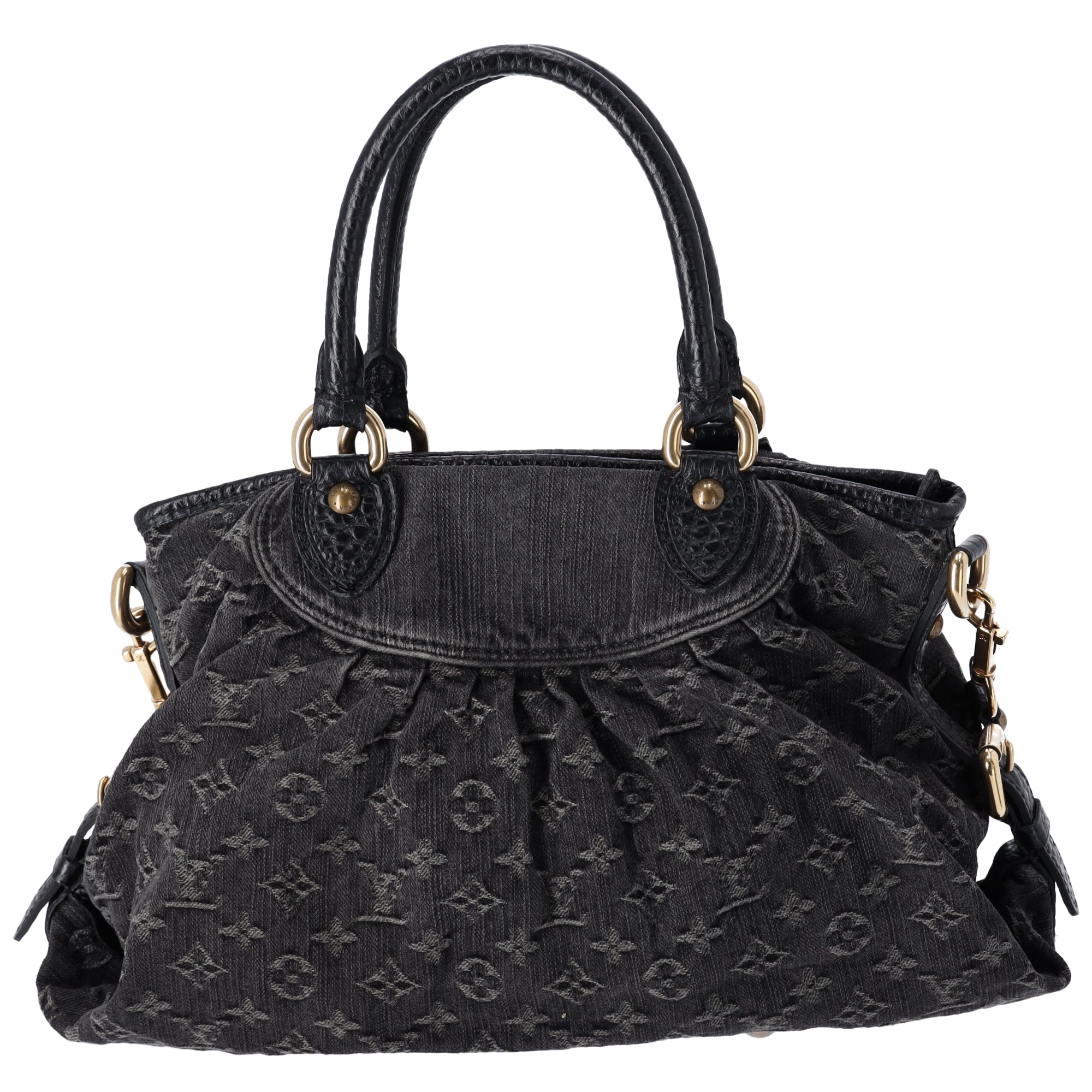 Louis Vuitton Neo Cabby MM Monogram Denim Tote Shoulder Bag M95351