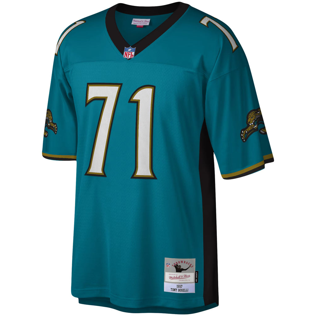 Jacksonville Jaguars Tony Boselli Mitchell & Ness Teal Legacy Replica Jersey