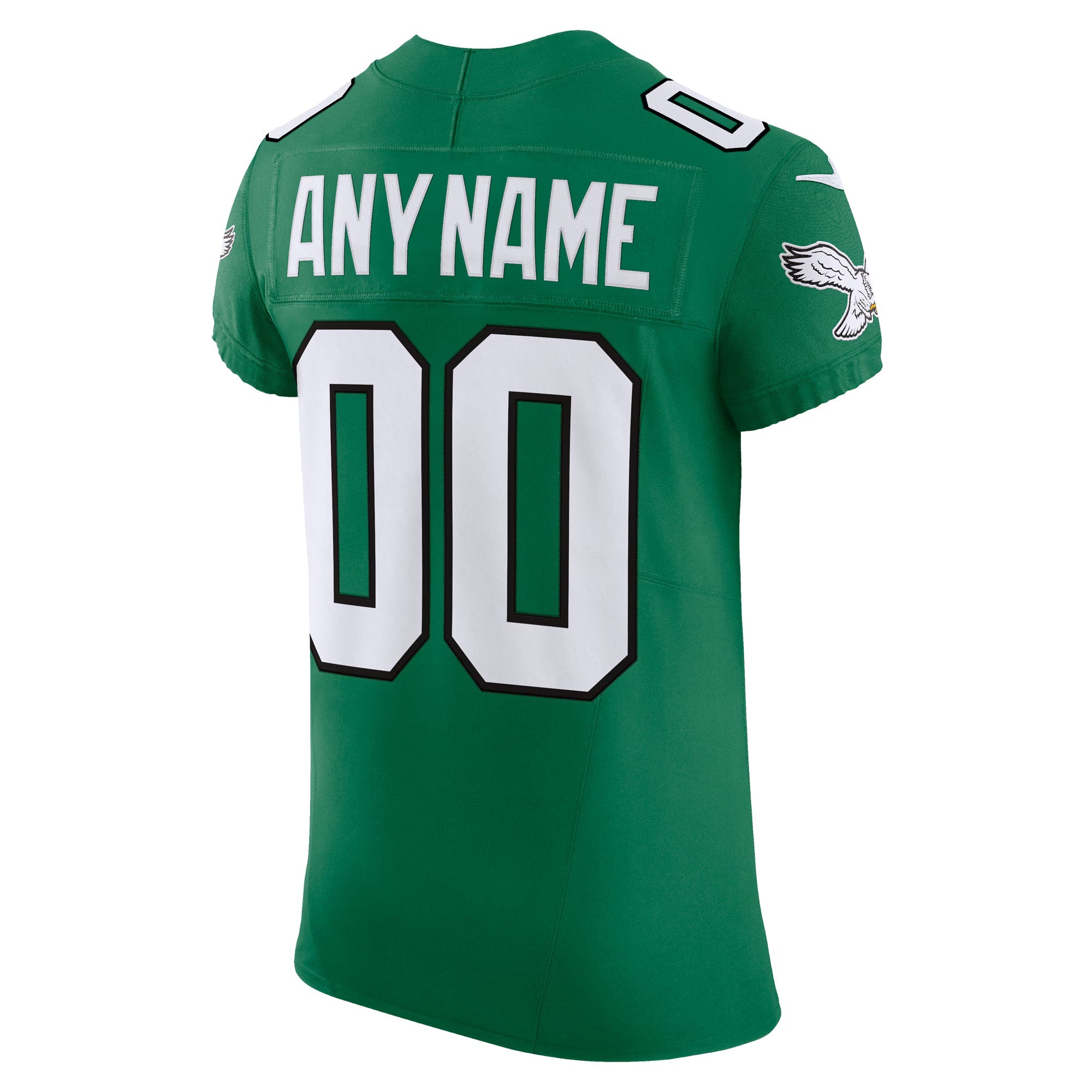 Philadelphia Eagles Kelly Green 2nd Alternate Vapor F.U.S.E. Elite Custom Jersey