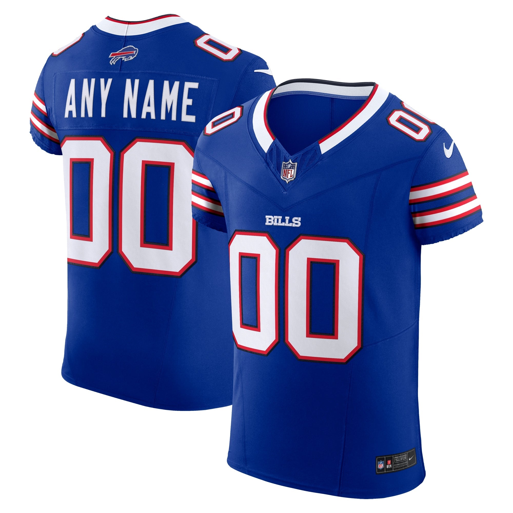Buffalo Bills Royal Vapor F.U.S.E. Elite Custom Jersey