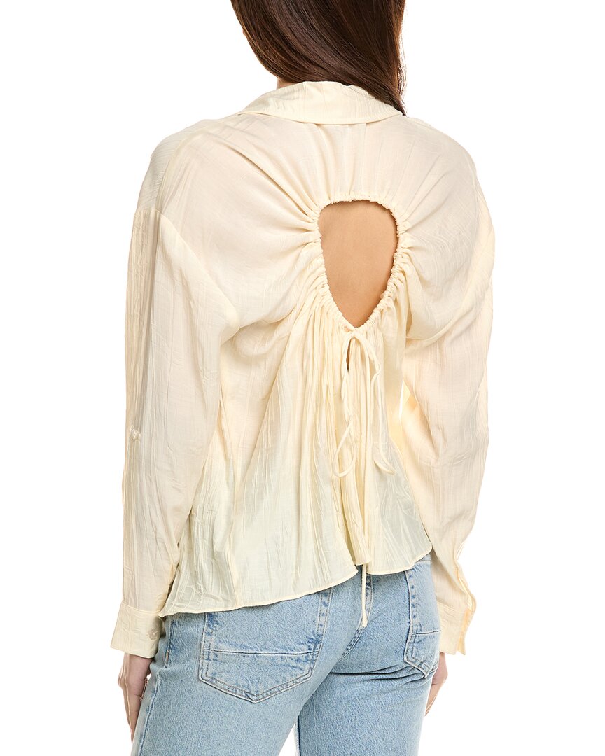 Sage the Label Clementine Crush Cutout Shirt