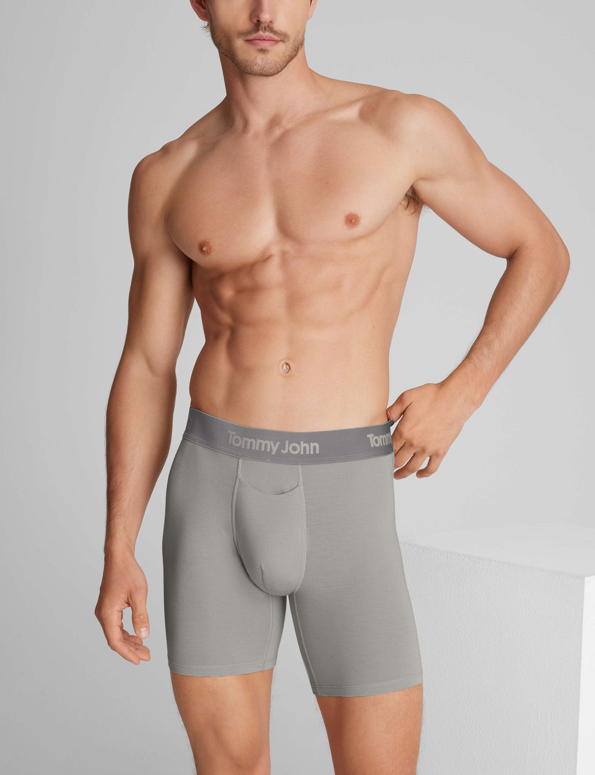 Men's Second Skin Mid-Length Boxer Brief 6"