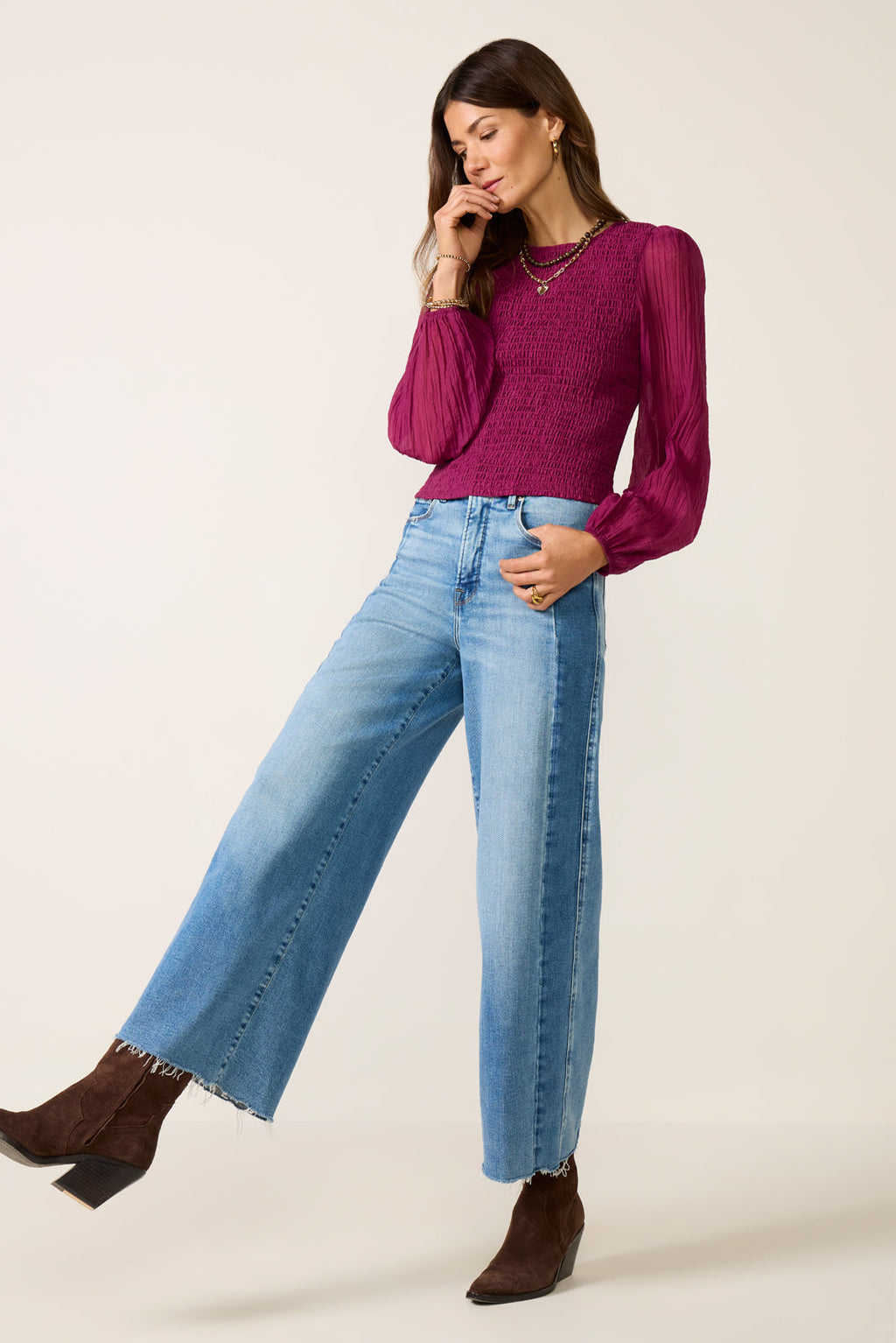 Women's Kendall Smocked Blouse