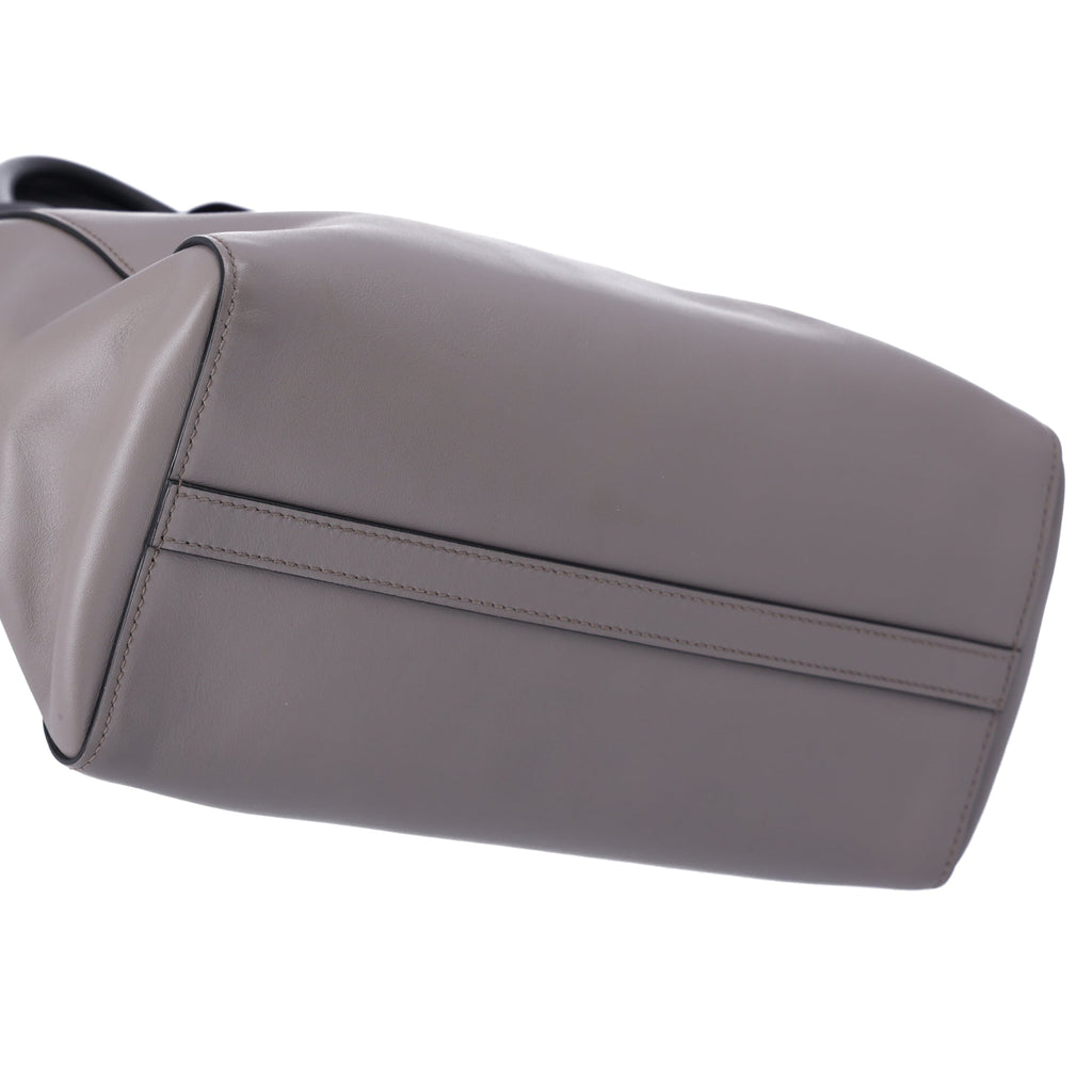 Prada City Etiquette Tote Grey Calf Leather