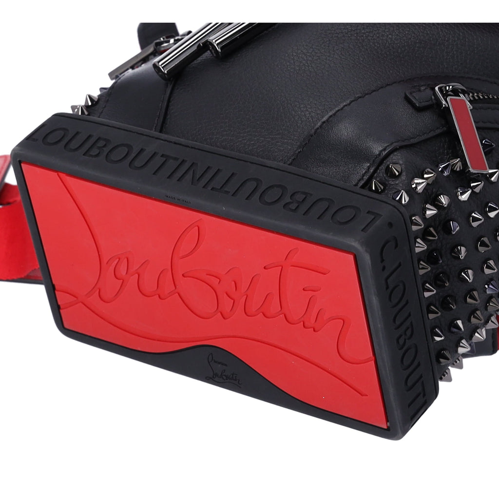 Christian Louboutin Explorer Funk Small Backpack 3215038 Black Red