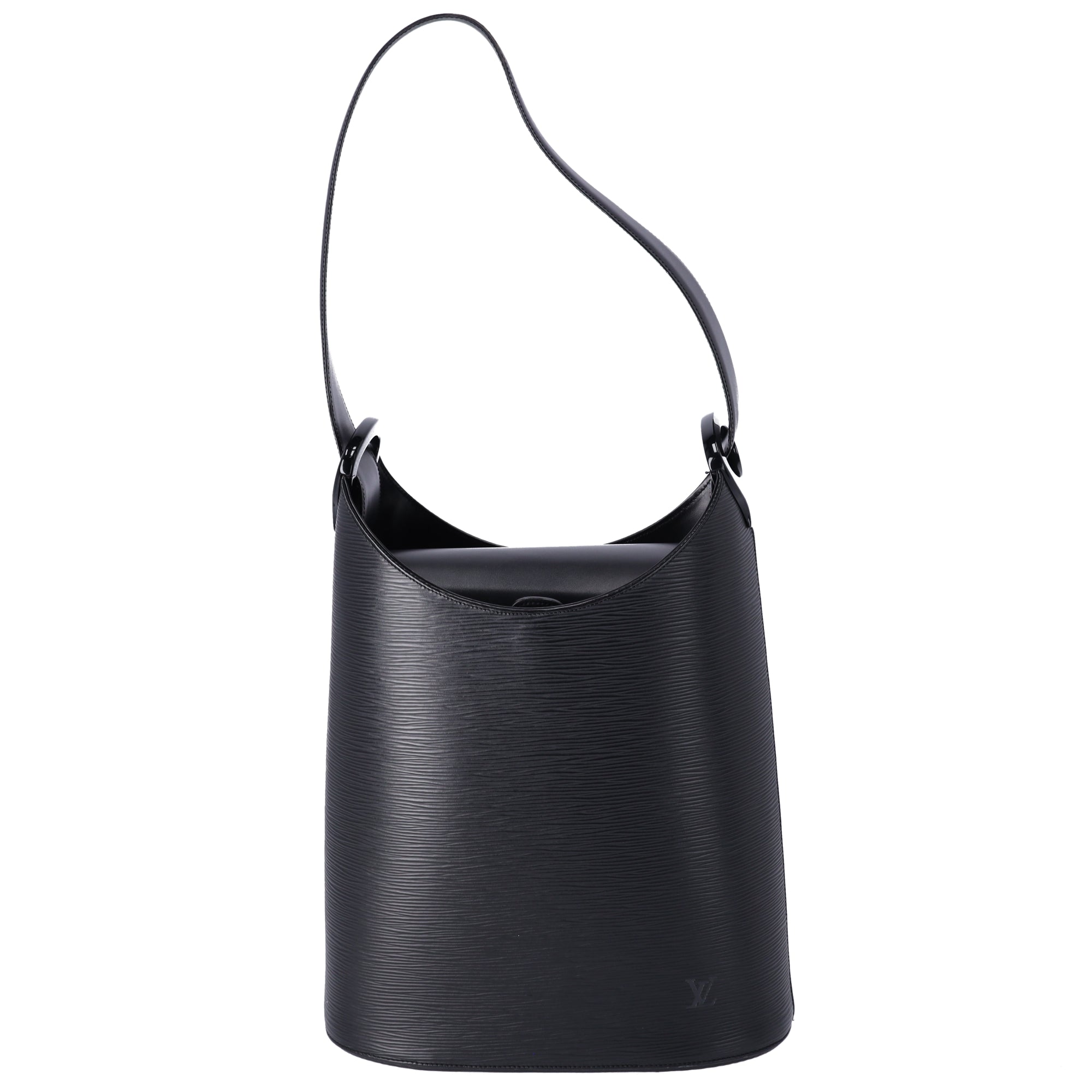 Louis Vuitton Verseau Epi Shoulder Bag M52812 Noir Leather