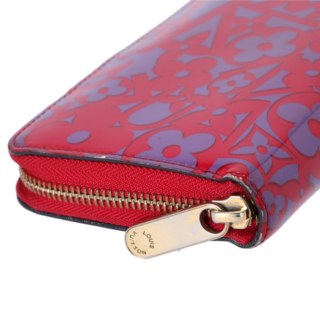 Louis Vuitton Zippy Wallet Sweet Monogram Rose Indian Patent Leather