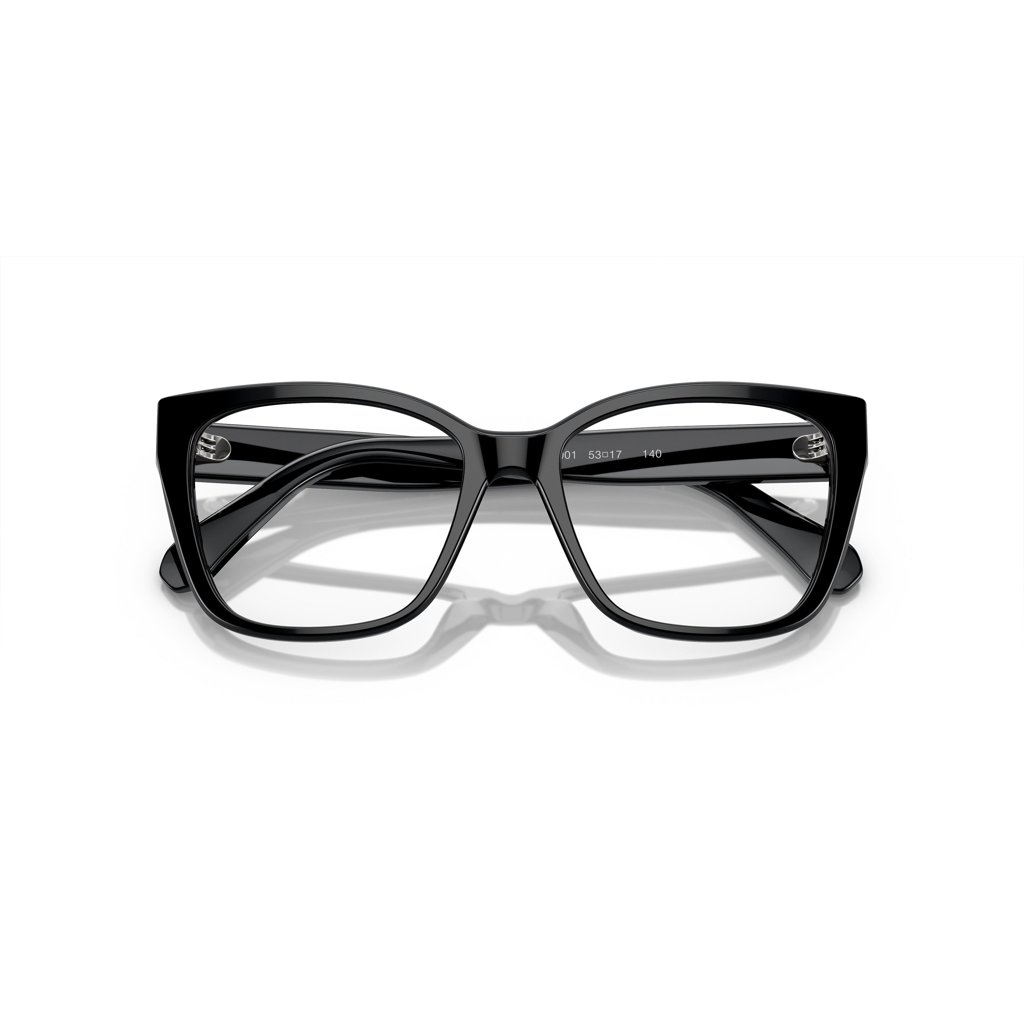 0Sk2008 Oversized Square Frame Eyeglasses with Crystal Embellishments