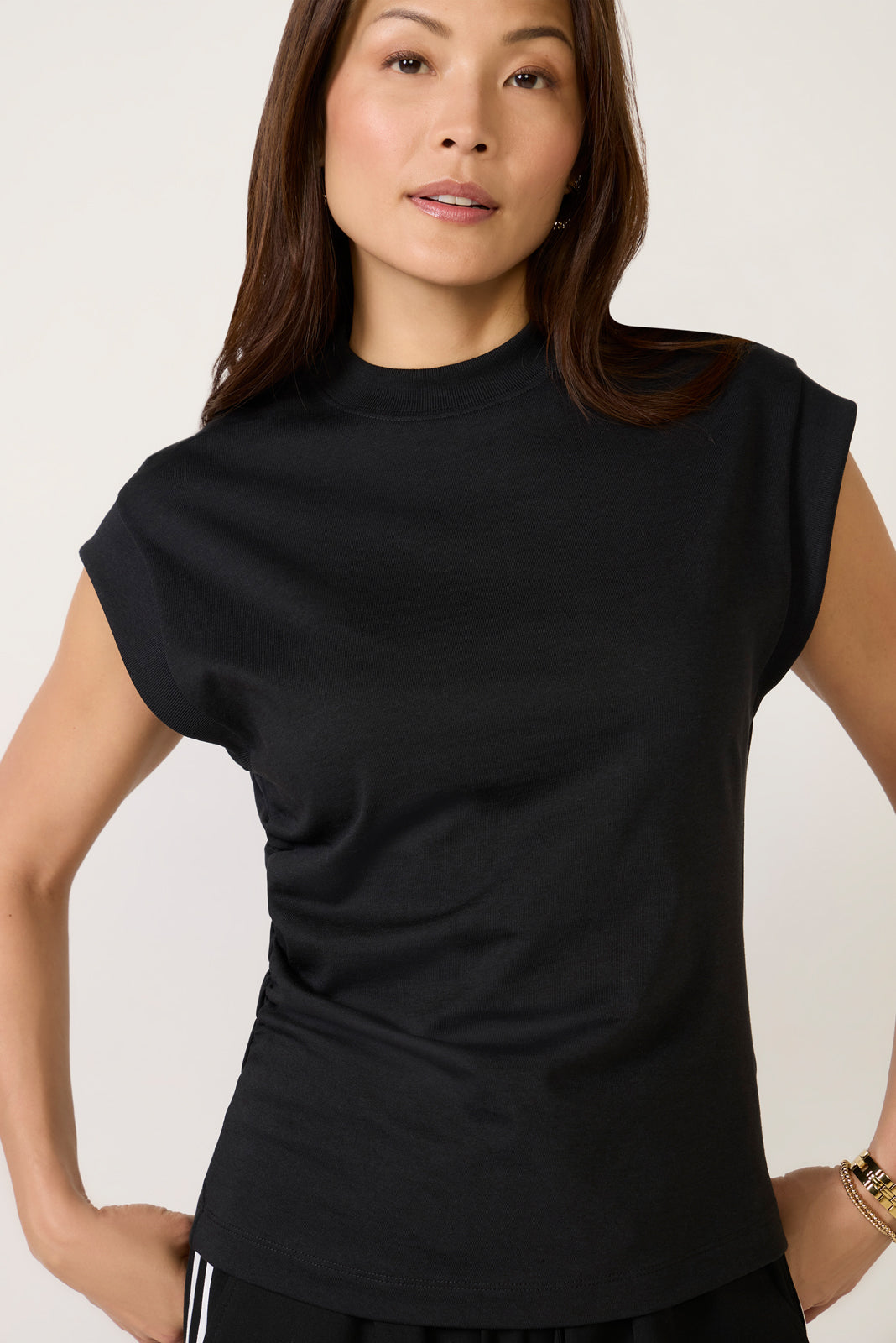 Women's Andrea Side Shirred Top