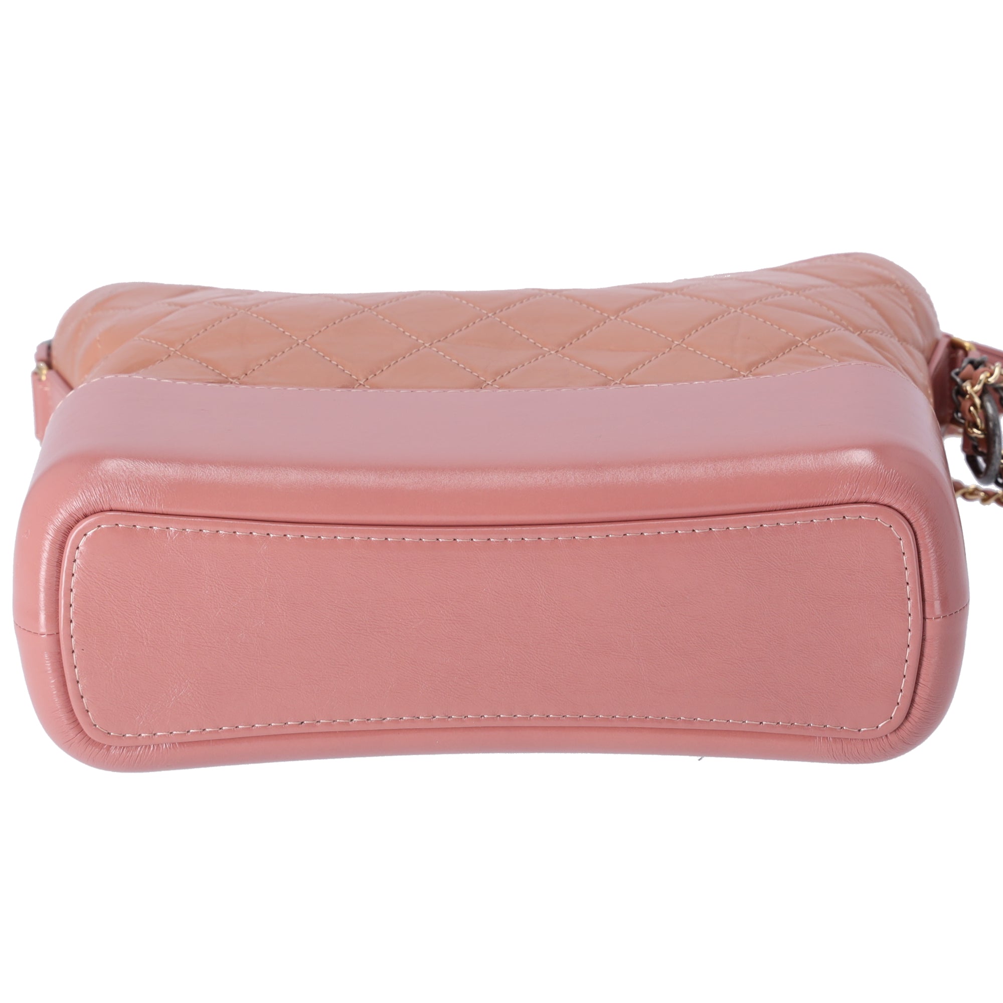 CHANEL Gabrielle Medium Hobo Bag  A93824 Salmon Pink Aged Calfskin
