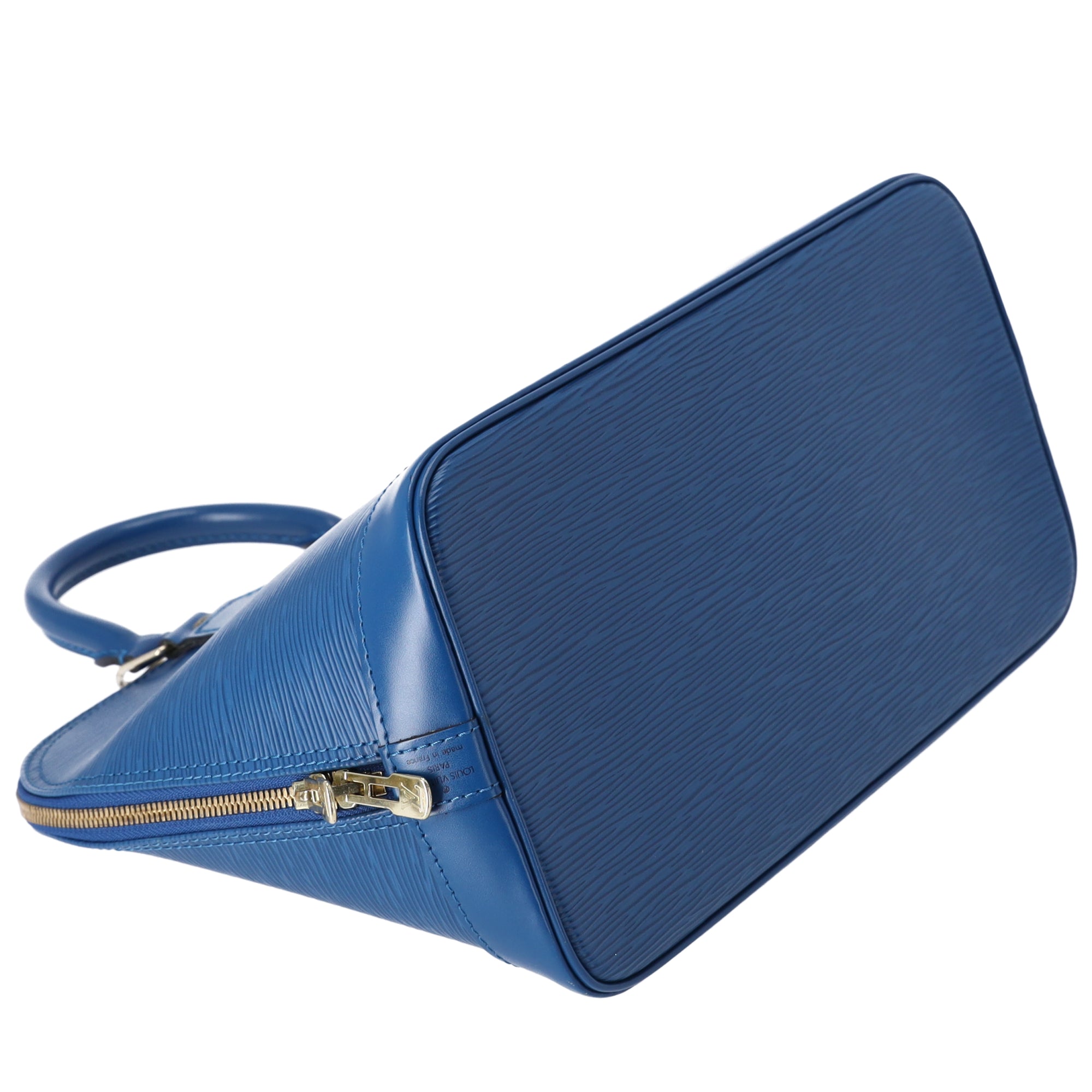 Louis Vuitton Alma Epi Handbag M52145 Toledo Blue Epi Leather