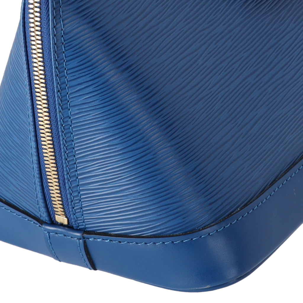Louis Vuitton Alma Epi Handbag M52145 Toledo Blue Epi Leather