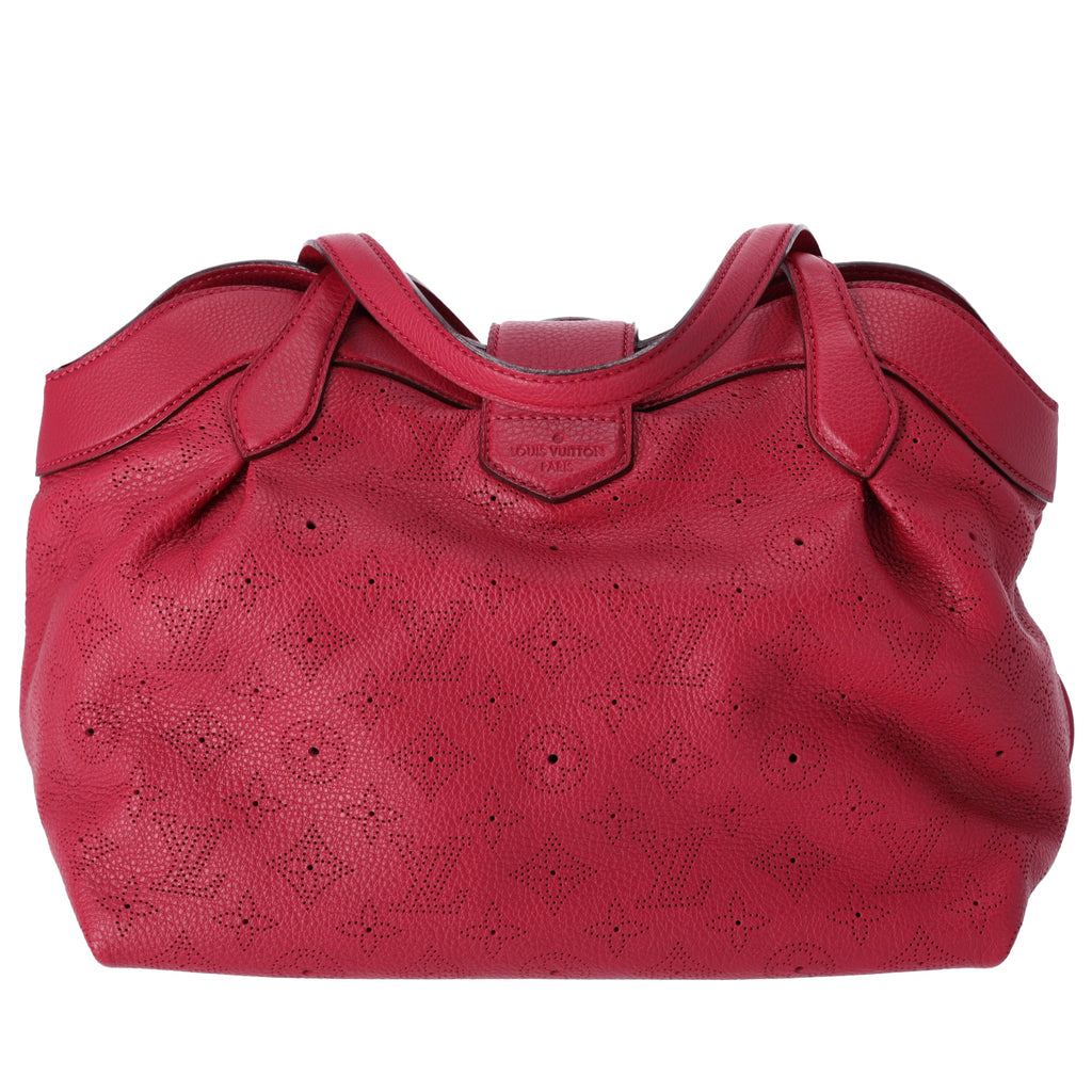 Louis Vuitton Cirrus PM Handbag M93817 Pink Grenat Mahina Monogram Leather