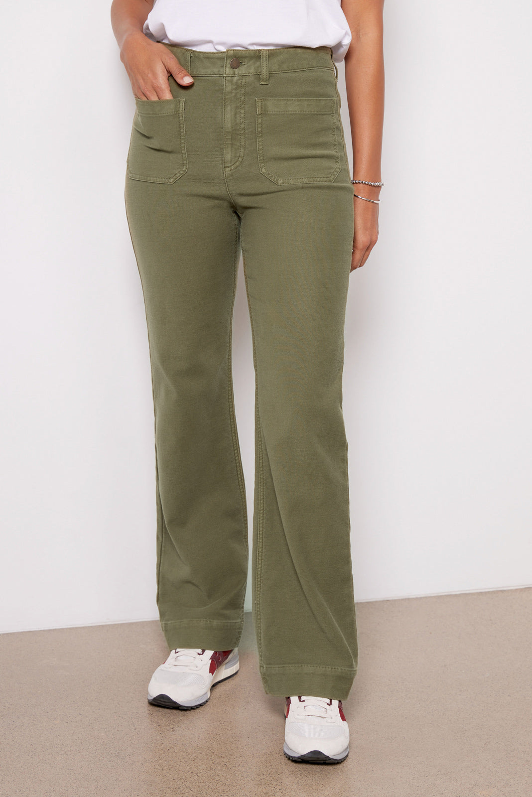 Women's Stretch Terry Patch Pocket Pants